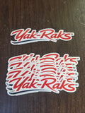 Yak-Raks® Die-Cut Logo Sticker