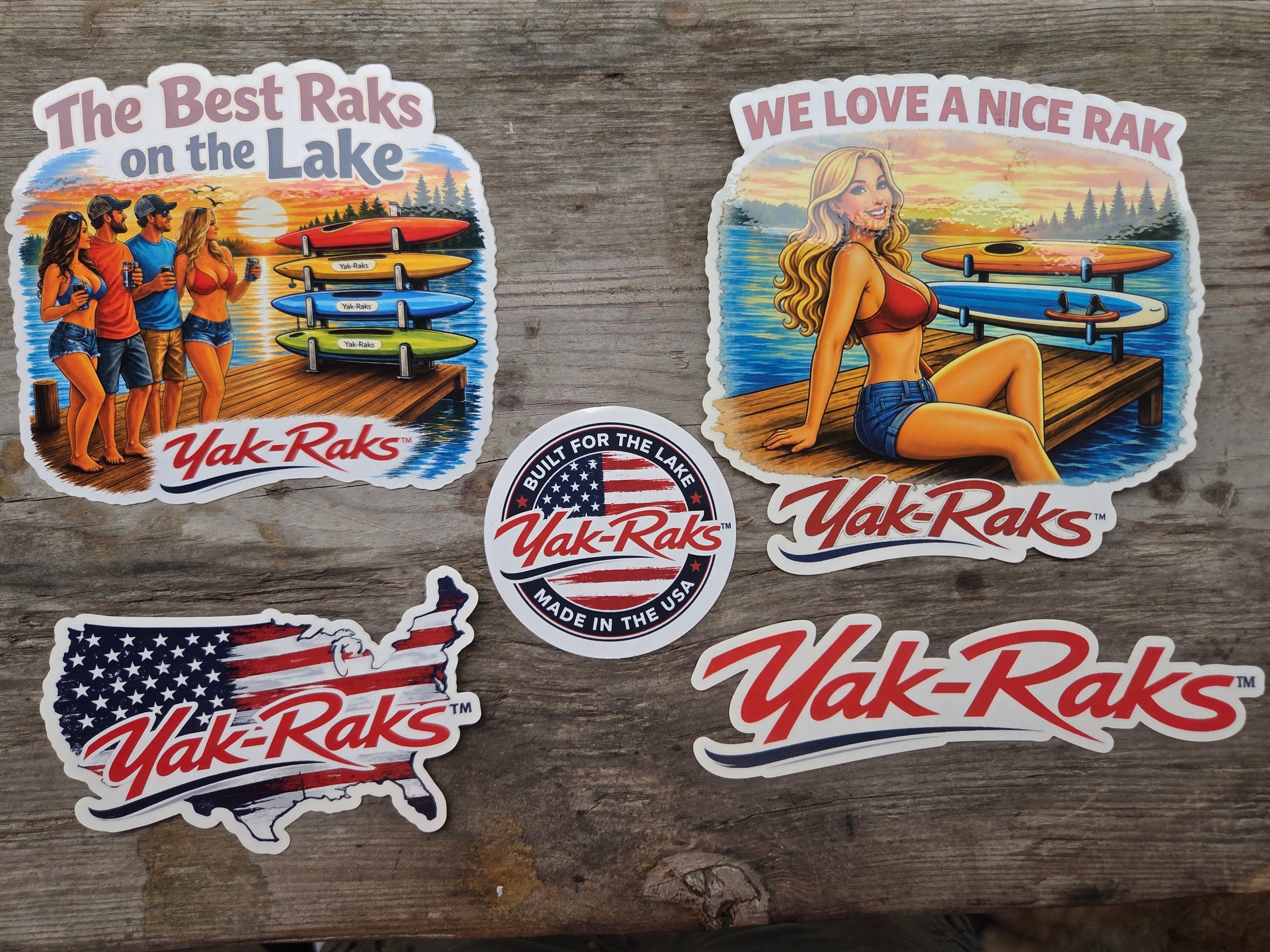 Yak-Raks™ Ultimate Sticker Pack – All 5 Premium Vinyl Stickers