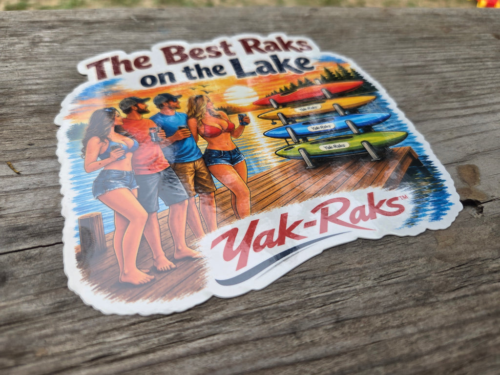 The Best Raks on the Lake™ Premium 5" Die-Cut Vinyl Sticker