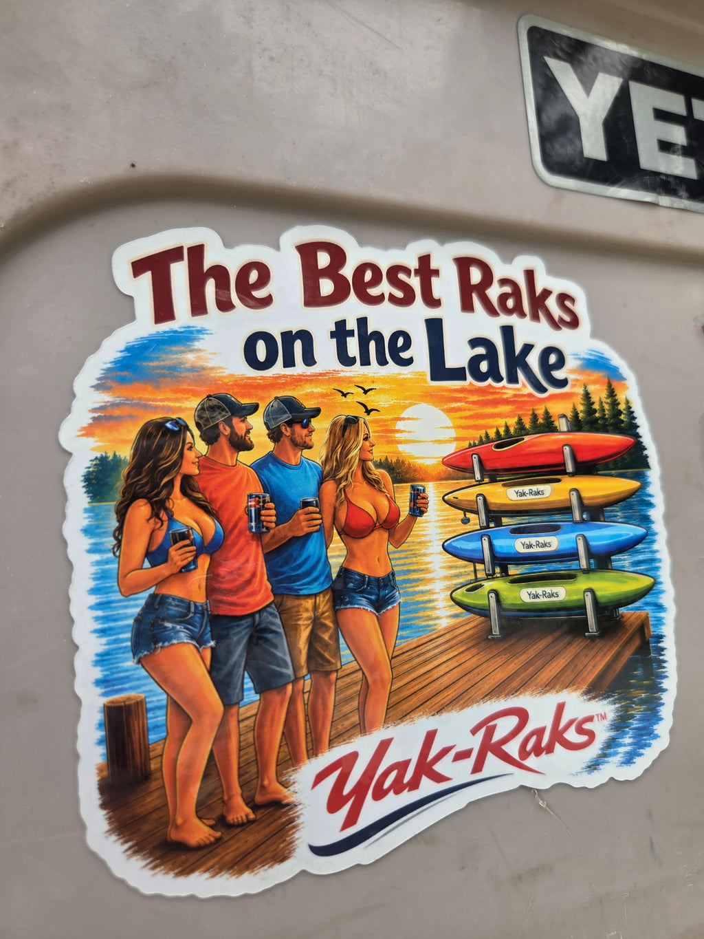 The Best Raks on the Lake™ Premium 5" Die-Cut Vinyl Sticker