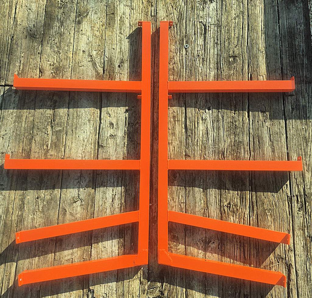 Double Yak-Rak – Side Mount Dual Kayak Storage Rack for Dock or Ramp
