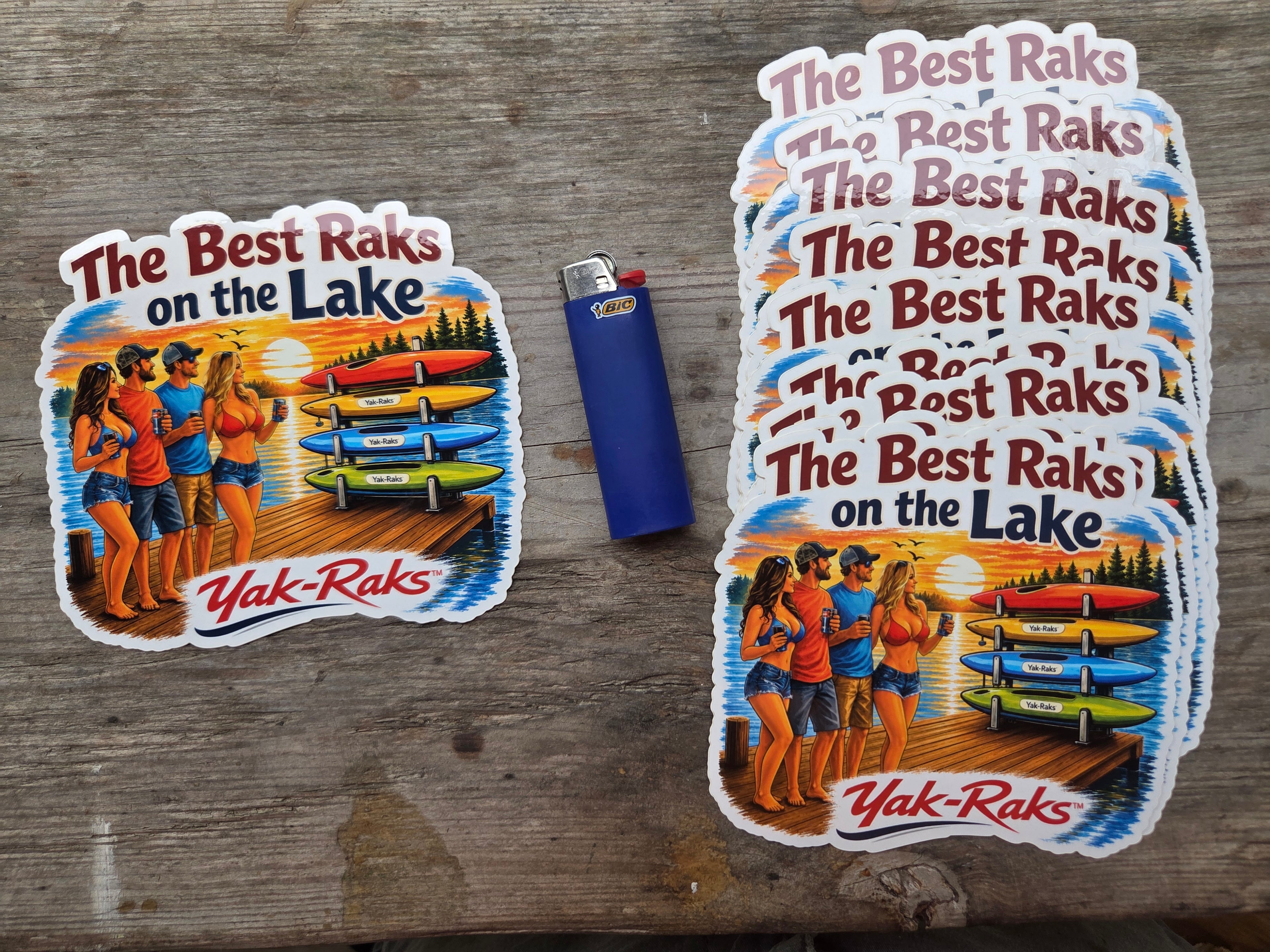The Best Raks on the Lake™ Premium 5" Die-Cut Vinyl Sticker
