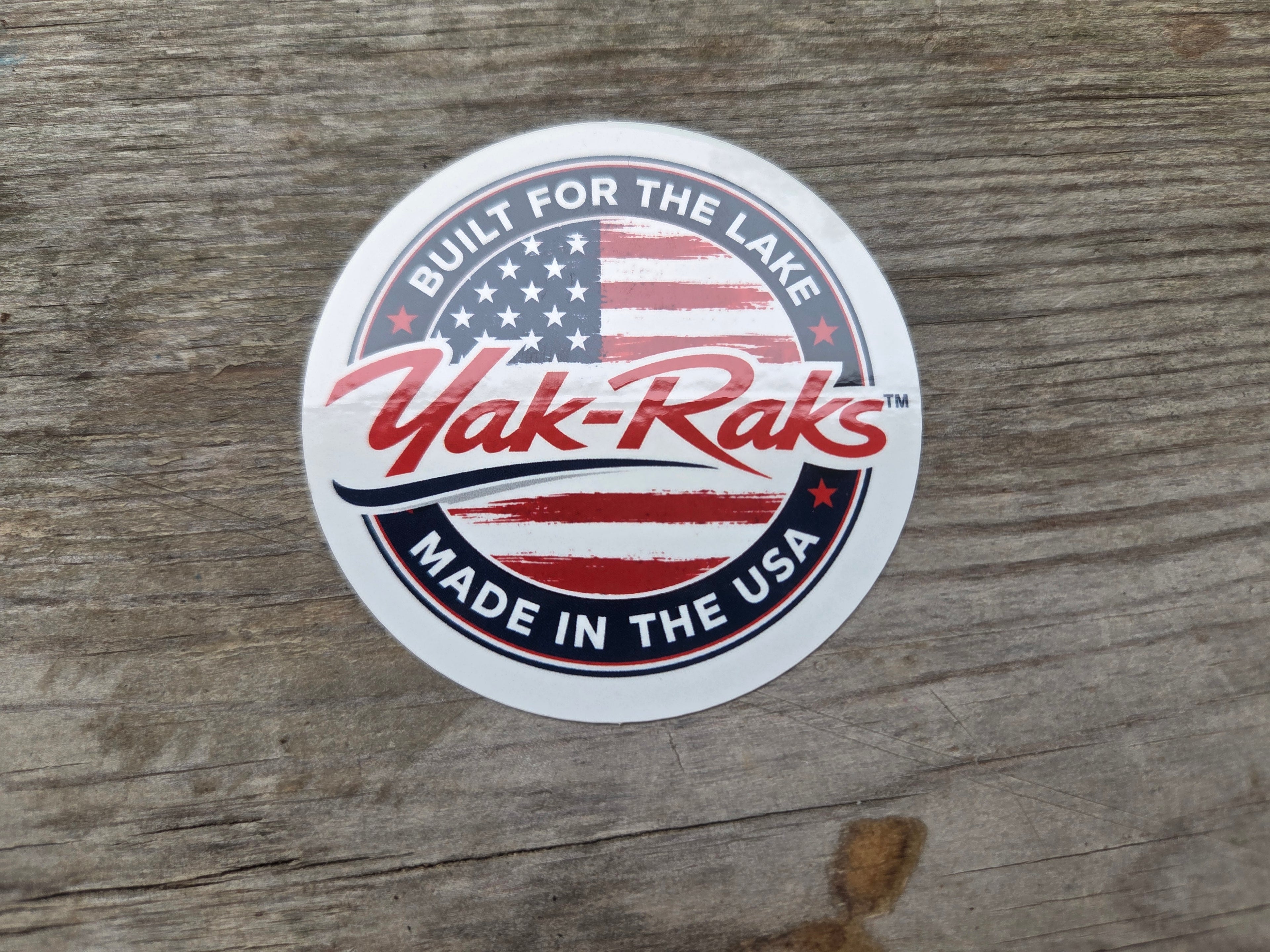 Yak-Raks™ "Built for the Lake" Premium Vinyl Sticker