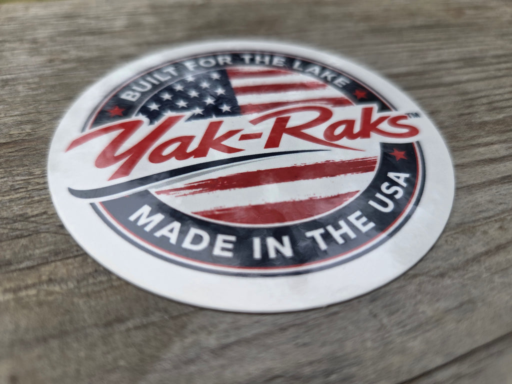 Yak-Raks™ "Built for the Lake" Premium Vinyl Sticker