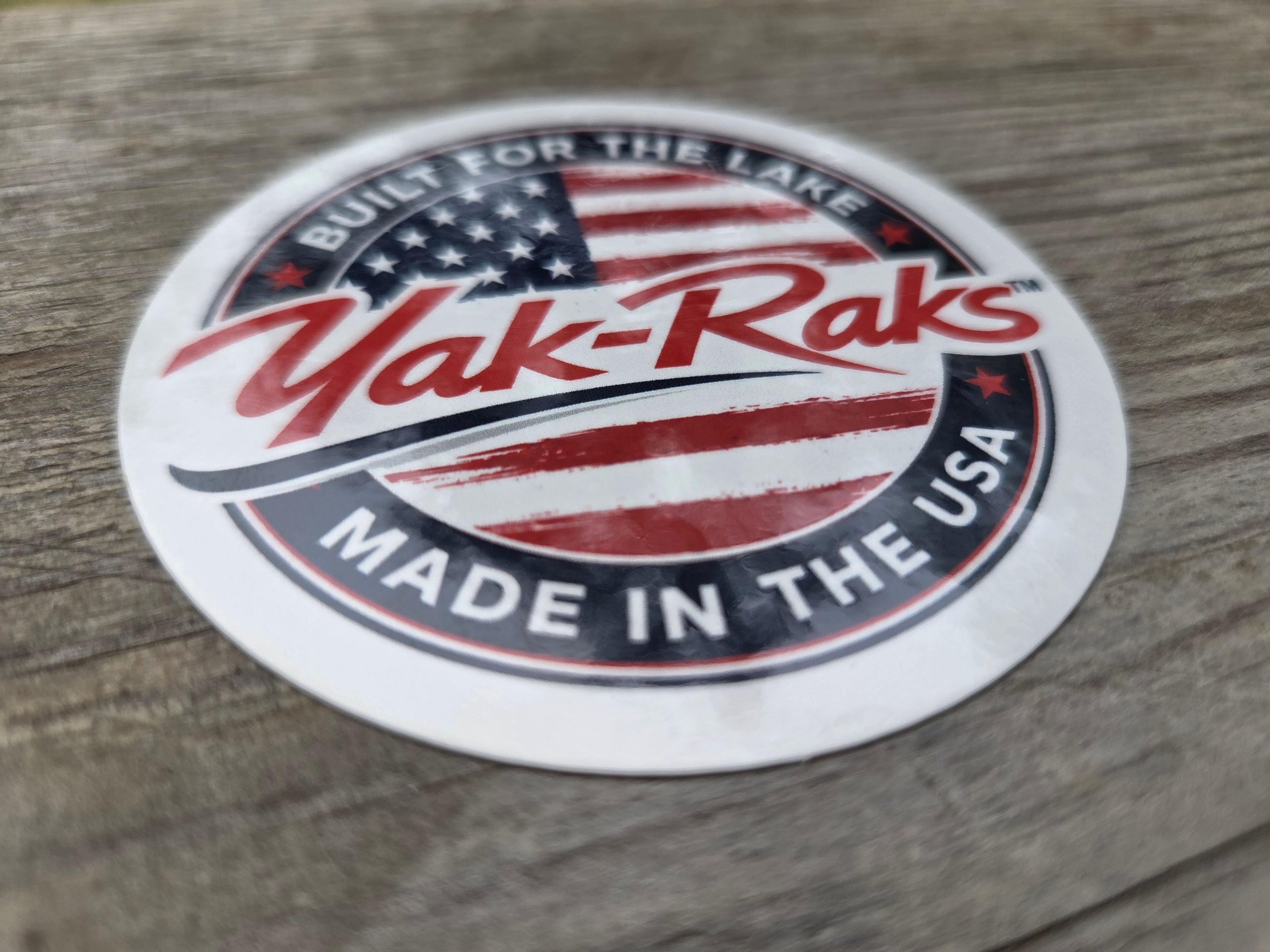 Yak-Raks™ "Built for the Lake" Premium Vinyl Sticker