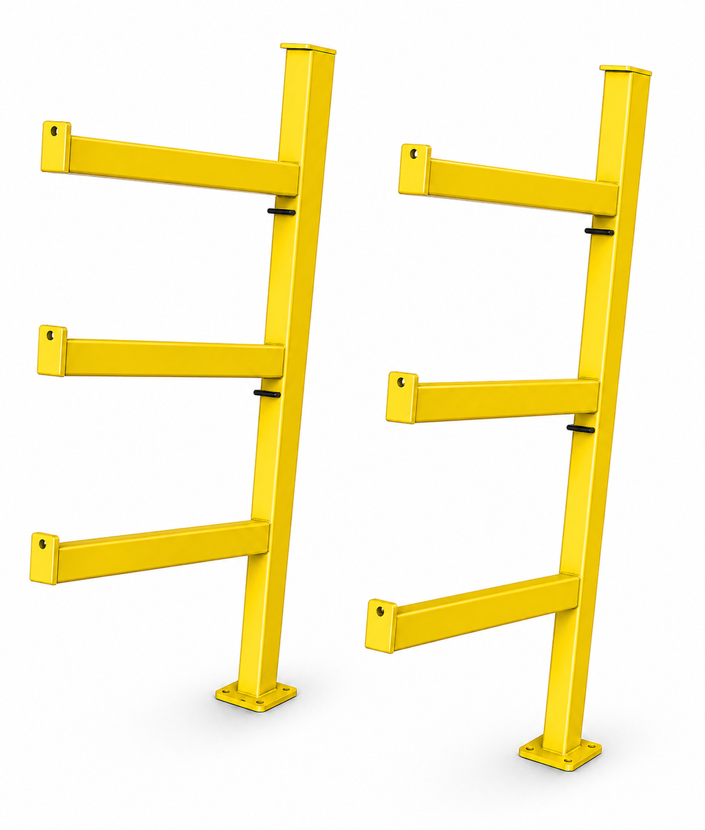 Triple Yak-Rak – Land Mount 3-Level Kayak and Paddleboard Storage Rack