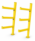 Triple Yak-Rak – Land Mount 3-Level Kayak and Paddleboard Storage Rack