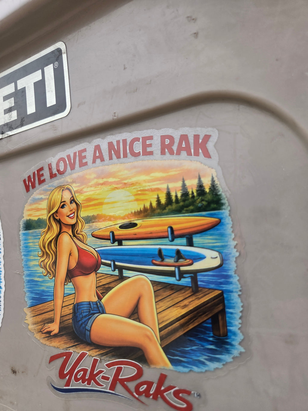 We Love a Nice Rak™ Premium Vinyl Sticker