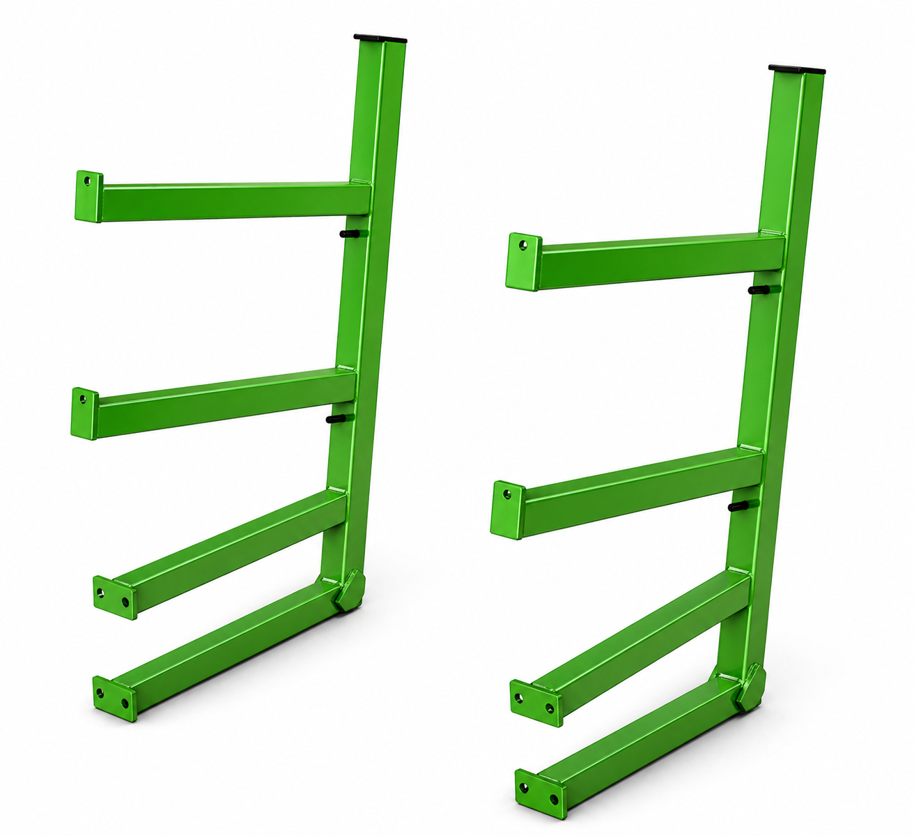 Double Yak-Rak – Side Mount Dual Kayak Storage Rack for Dock or Ramp
