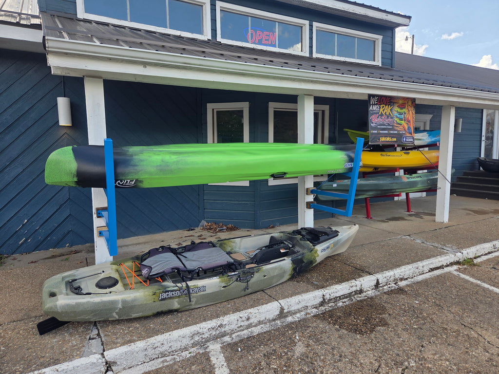 Single Yak-Rak – Side Mount Kayak Rack for Dock or Ramp